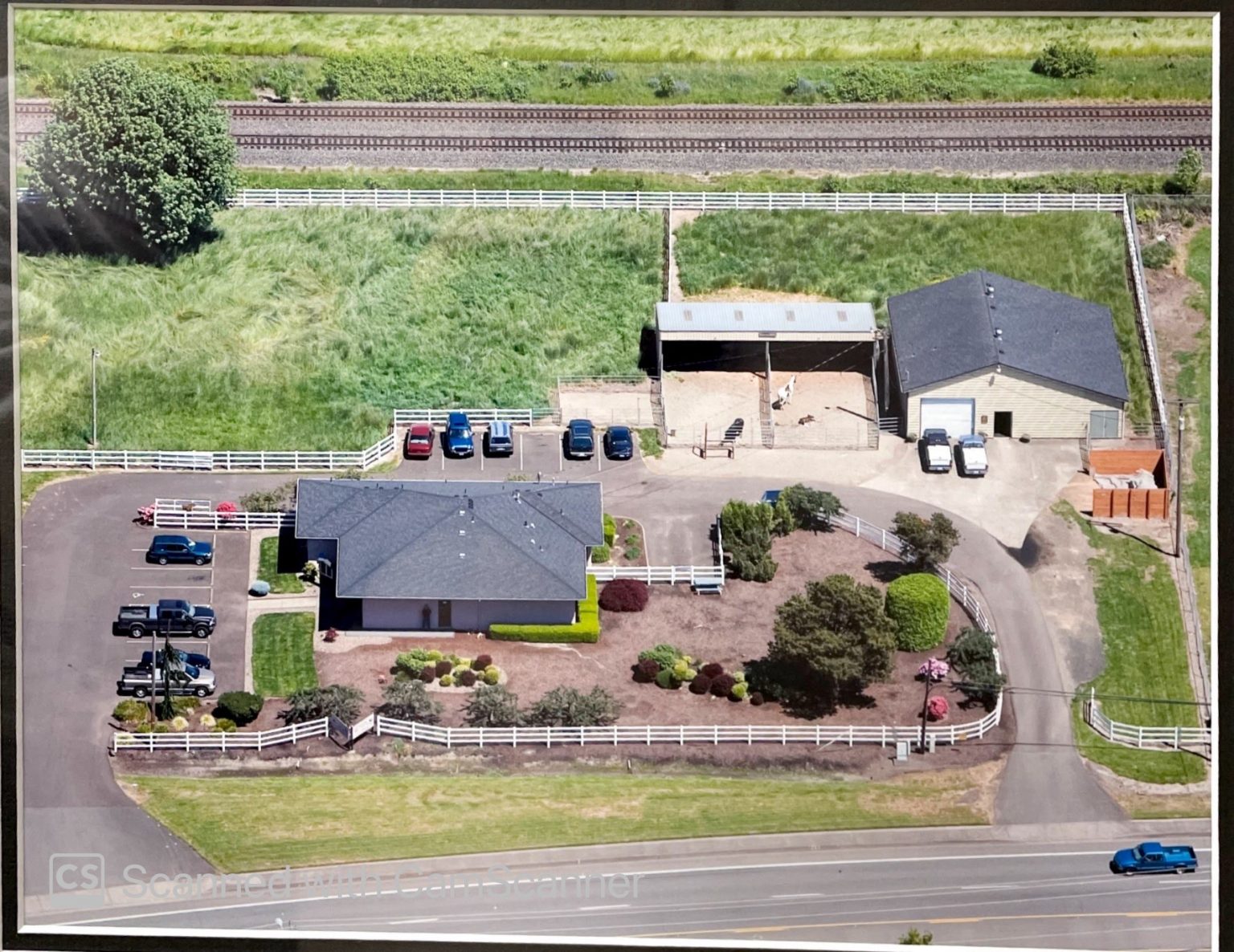 Fifth photo of Linn Veterinary Hospital with addition of new sawdust storage.